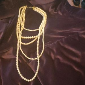 5 layer pearl necklace